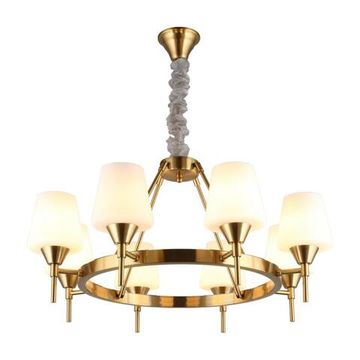 Подвесная люстра 8*E27 APL.840.03.08 бронза Lyus Aployt