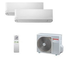Мультисплит система на 2 комнаты Toshiba RAS-B07CKVG-EE + RAS-B10CKVG-EE / RAS-2M14G3AVG-E