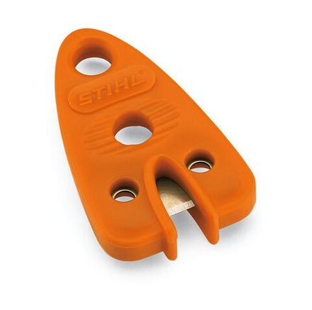 Шнайдер, приспособление для нарезания косильной струны.