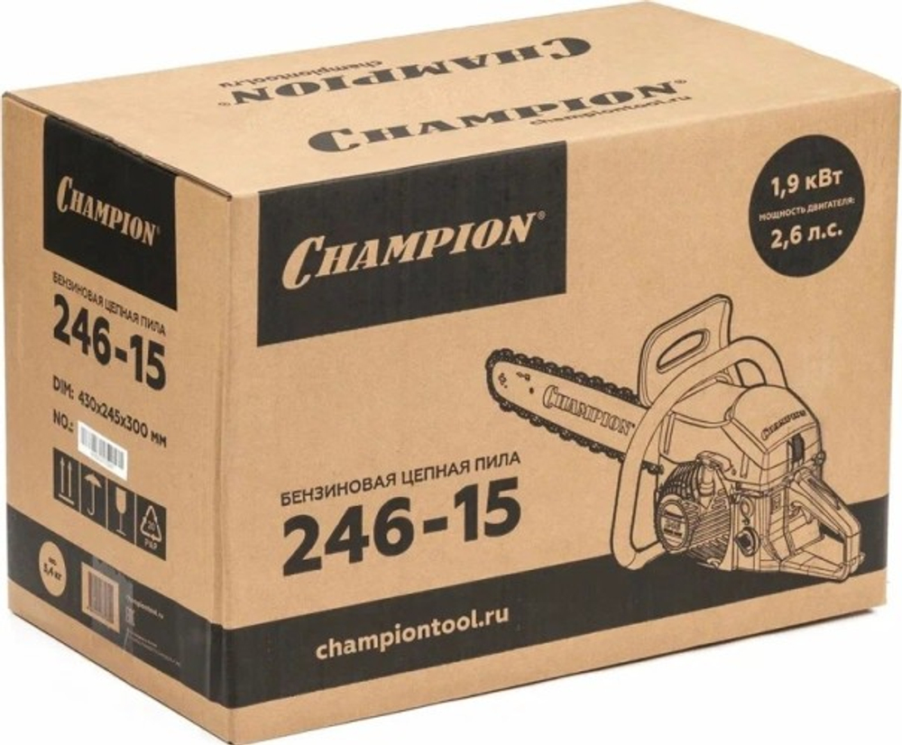 Бензопила CHAMPION 246-15