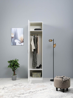 Ливерпуль Шкаф 13.27.01 Белый/Ясень ваниль