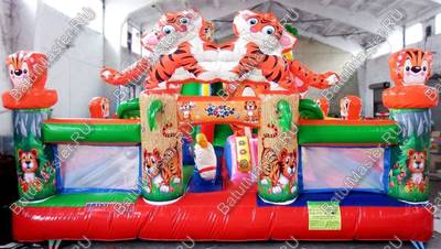 Коммерческий батут "Тигриная страна 2" 12*6*6 м