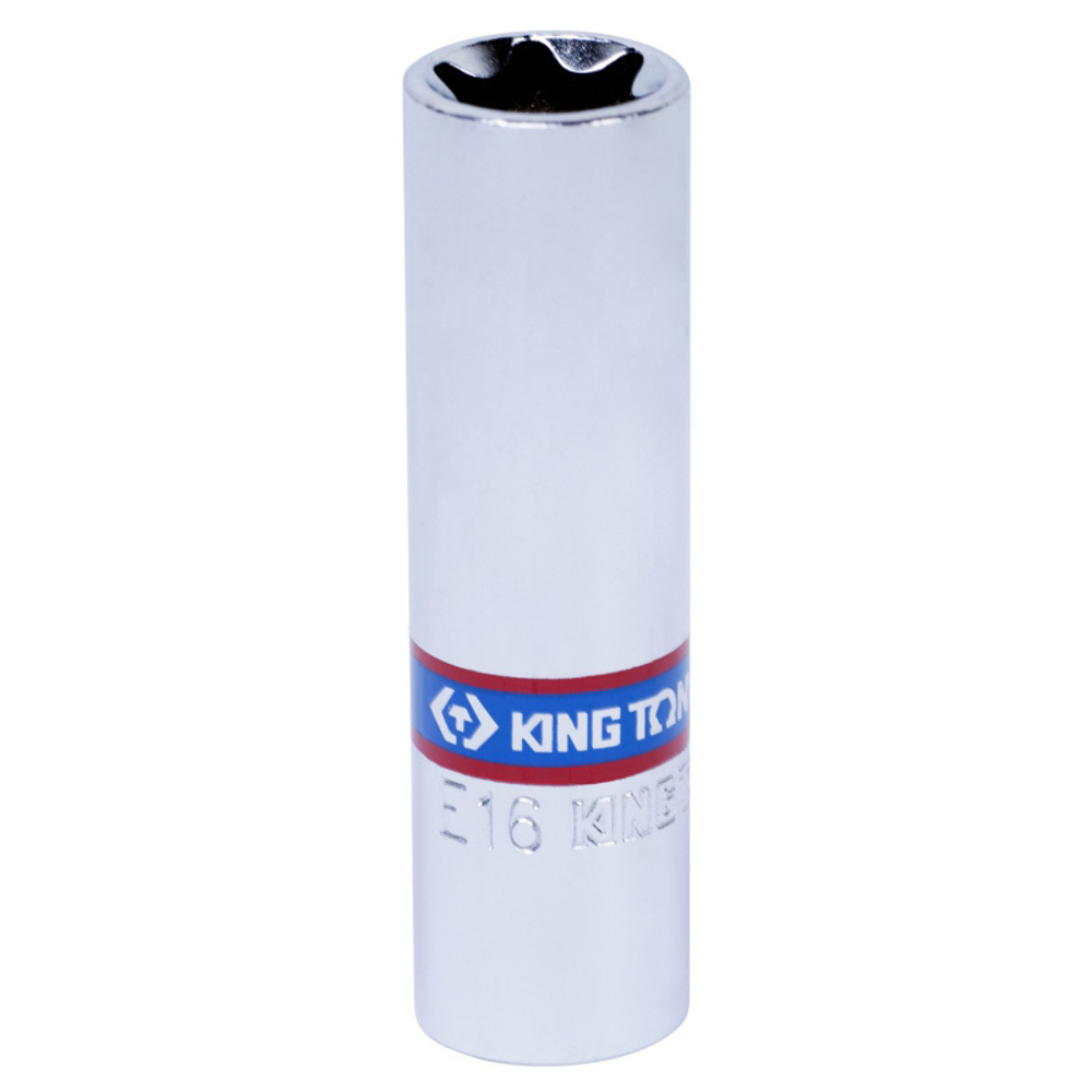 Головка торцевая глубокая TORX Е-стандарт 3/8&quot;, E16 KING TONY 327516M