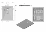 Душевой поддон Vincea VST-4SR9012A 120х90 антрацит