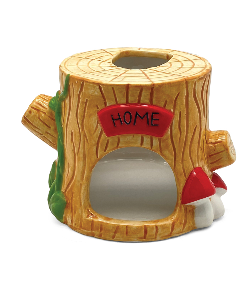 Домик для мелких животных керамический "Пенёк", 125*100*85мм, Triol