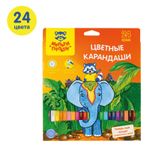 Карандаши цветные 24цв. Мульти-Пульти Енот в Индии