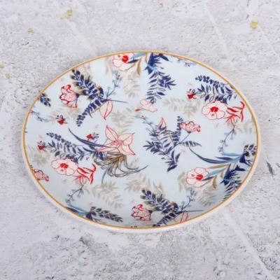 Тарелка керамическая «Paradise» 15см, голубая