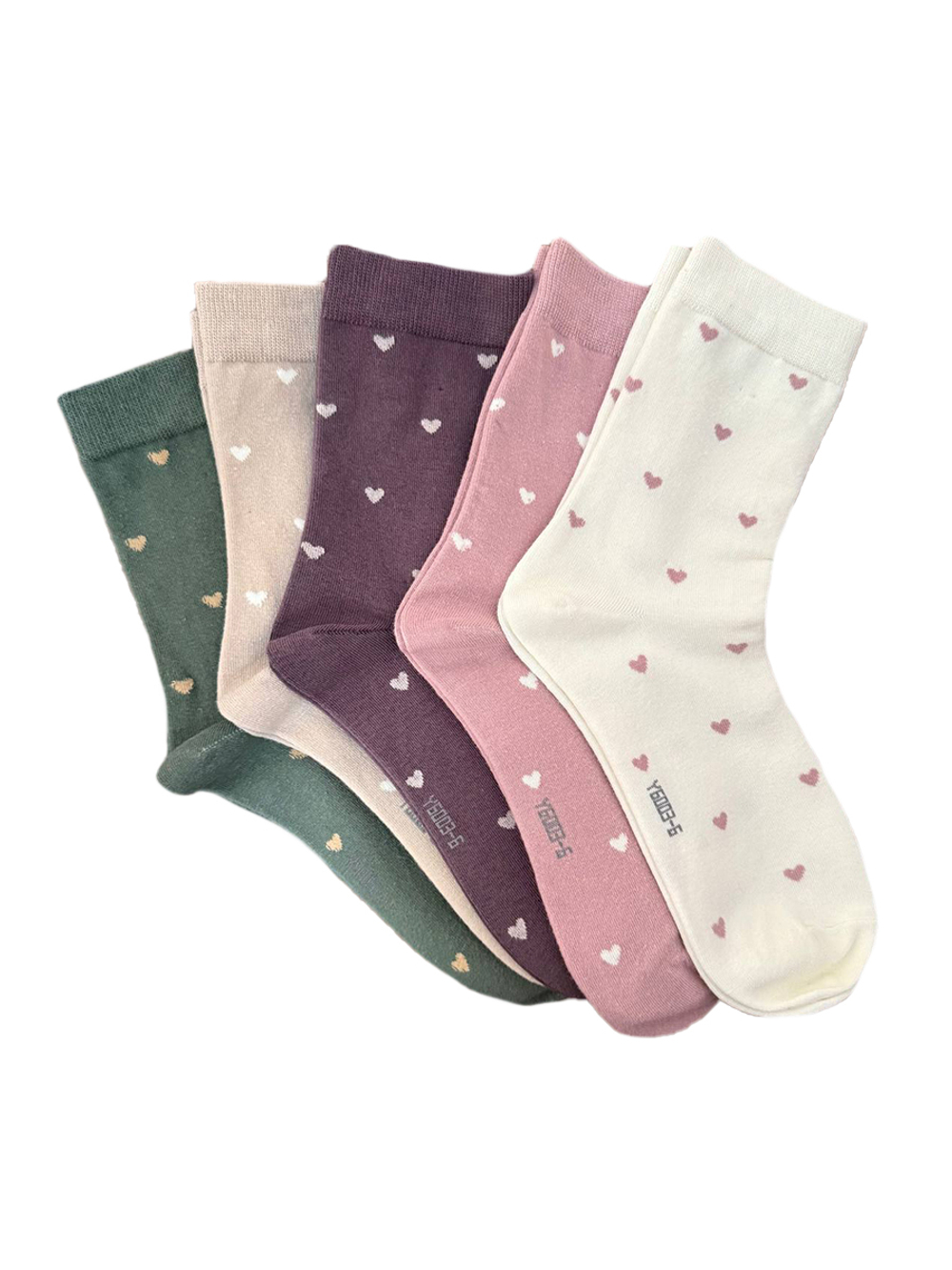 Носки р.35-40 "Love" Комплект - 5 пар