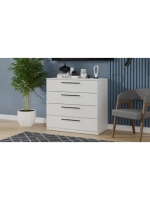 Комод для одежды Белый 4 ящика 92х51х87 см