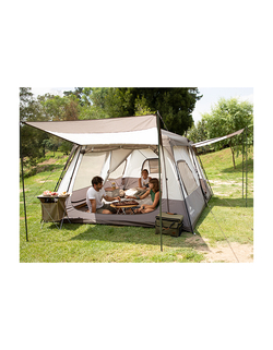 Палатка Naturehike Cape 12.9 быстросборная, серая