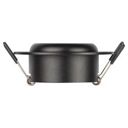 Встраиваемый светильник алюминиевый ЭРА KL109 BK MR16 GU5.3 черный матовый | Алюминиевые встраиваемые светильники