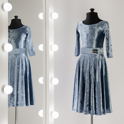 Standart 1-02-06-A | Рейтинговое платье для спортивных бальных танцев | Vasileva Dance