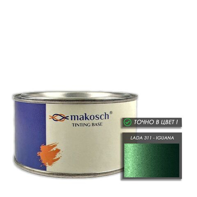 Автоэмаль makosch/LADA 311, Базовая эмаль, зелёный, перламутр, 200мл.
