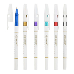 Ручка шариковая, масляная, Basir, синие чернила, белый корпус, 50 шт