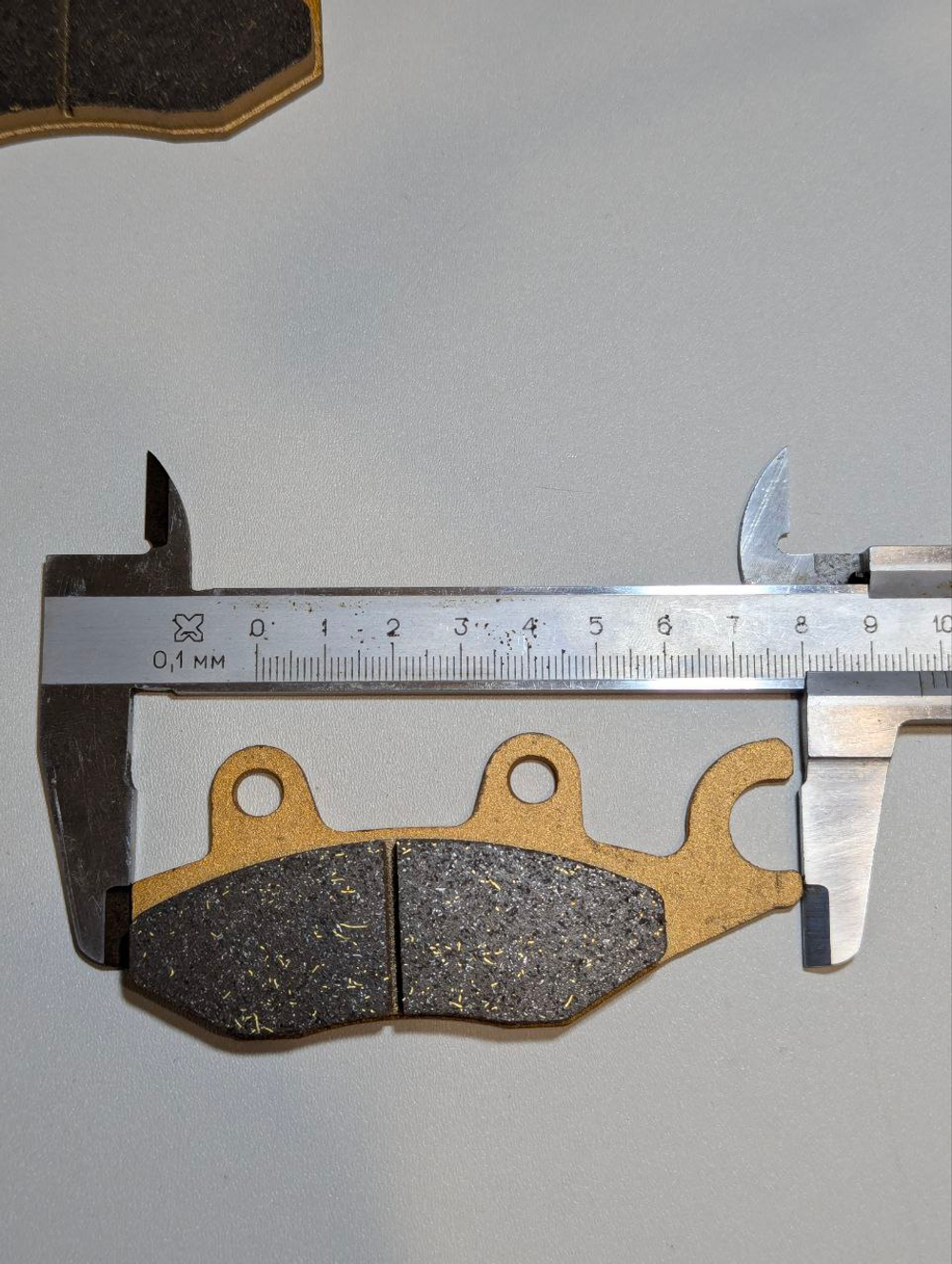 Колодки тормозные для эндуро мотоцикла с крючком