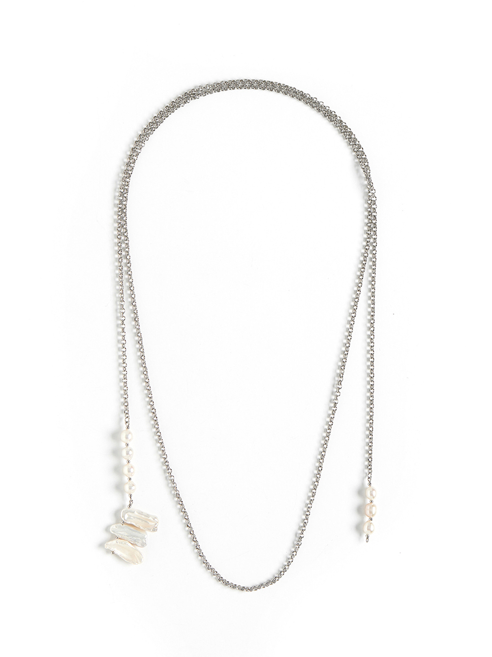 Цепь "Anchor pearl" Silver