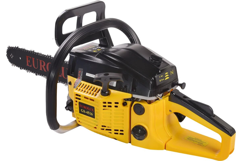 Бензопила EuroLux GS-4516, длина шины 40см, антивибрационная система