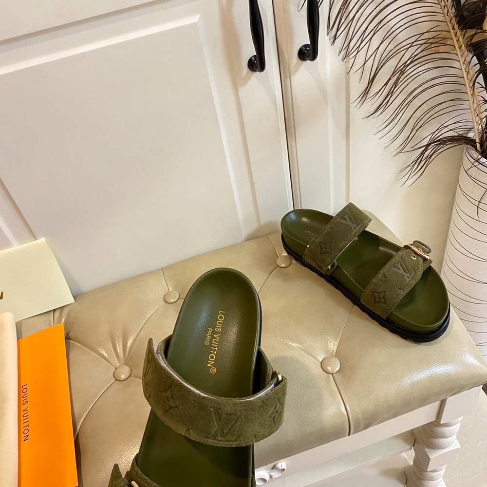 Louis Vuitton Bom Dia Flat Comfort Mule