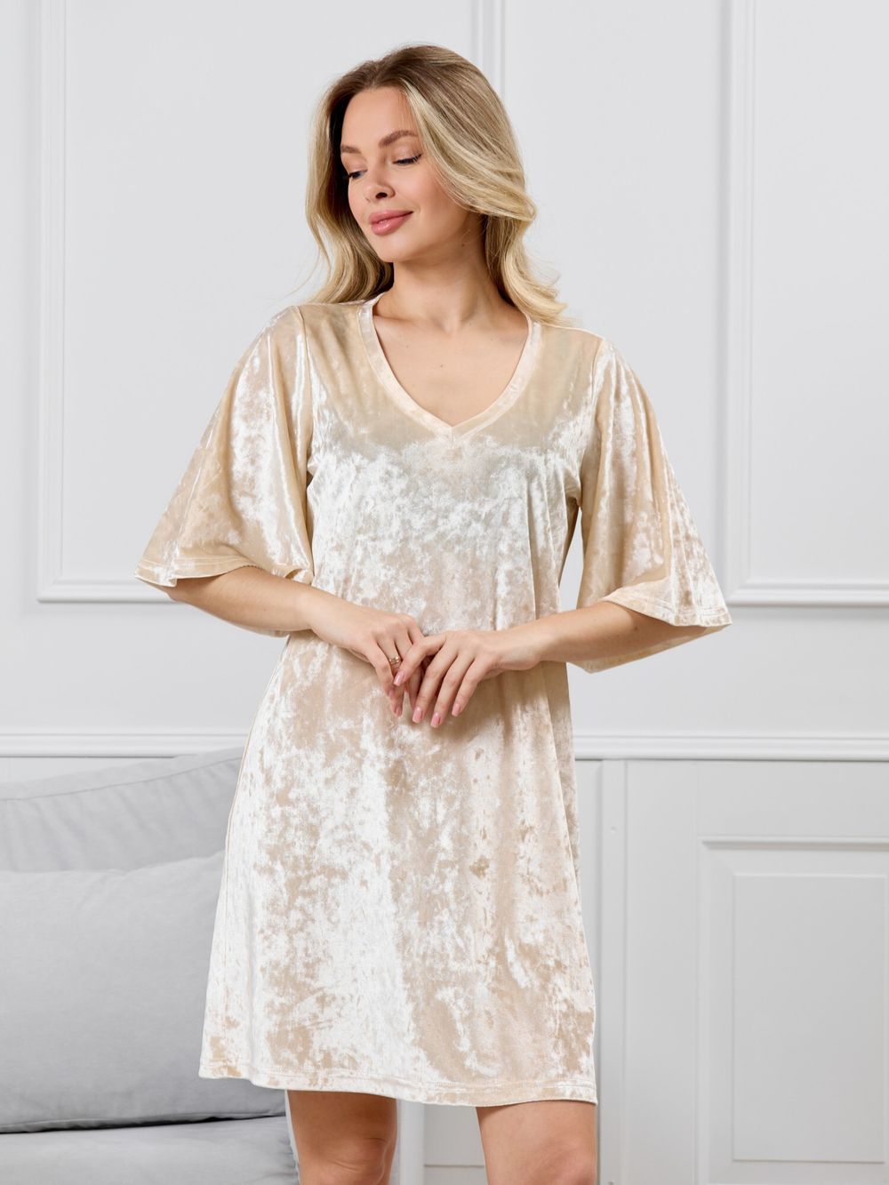 Туника Мерцание-1 Виотекс МОЛОЧНЫЙ