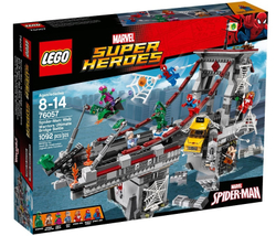 LEGO Super Heroes: Человек-паук последний бой воинов паутины 76057 — Spider-Man: Web Warriors Ultimate Bridge Battle — Лего Супергерои Marvel Марвел DC Comics комиксы