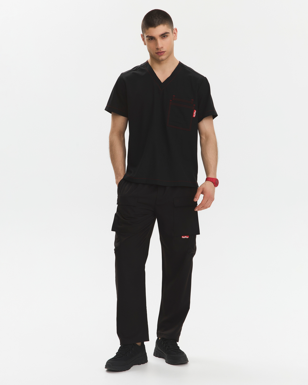 Брюки медицинские мужские Хэйко, черный