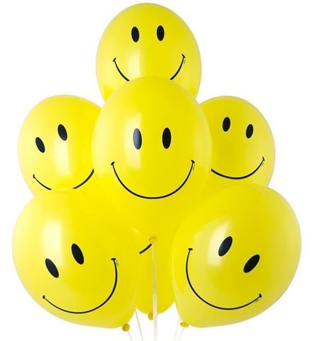 Шары "Желтые смайлы"