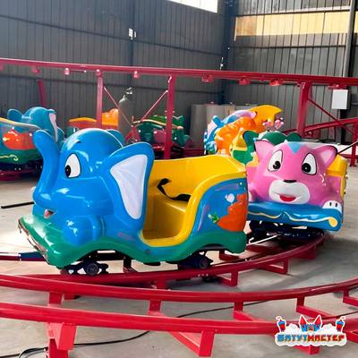 Большая катальная горка «Пушистый экспресс», 7 кабин 14 мест, 16×9×2 м