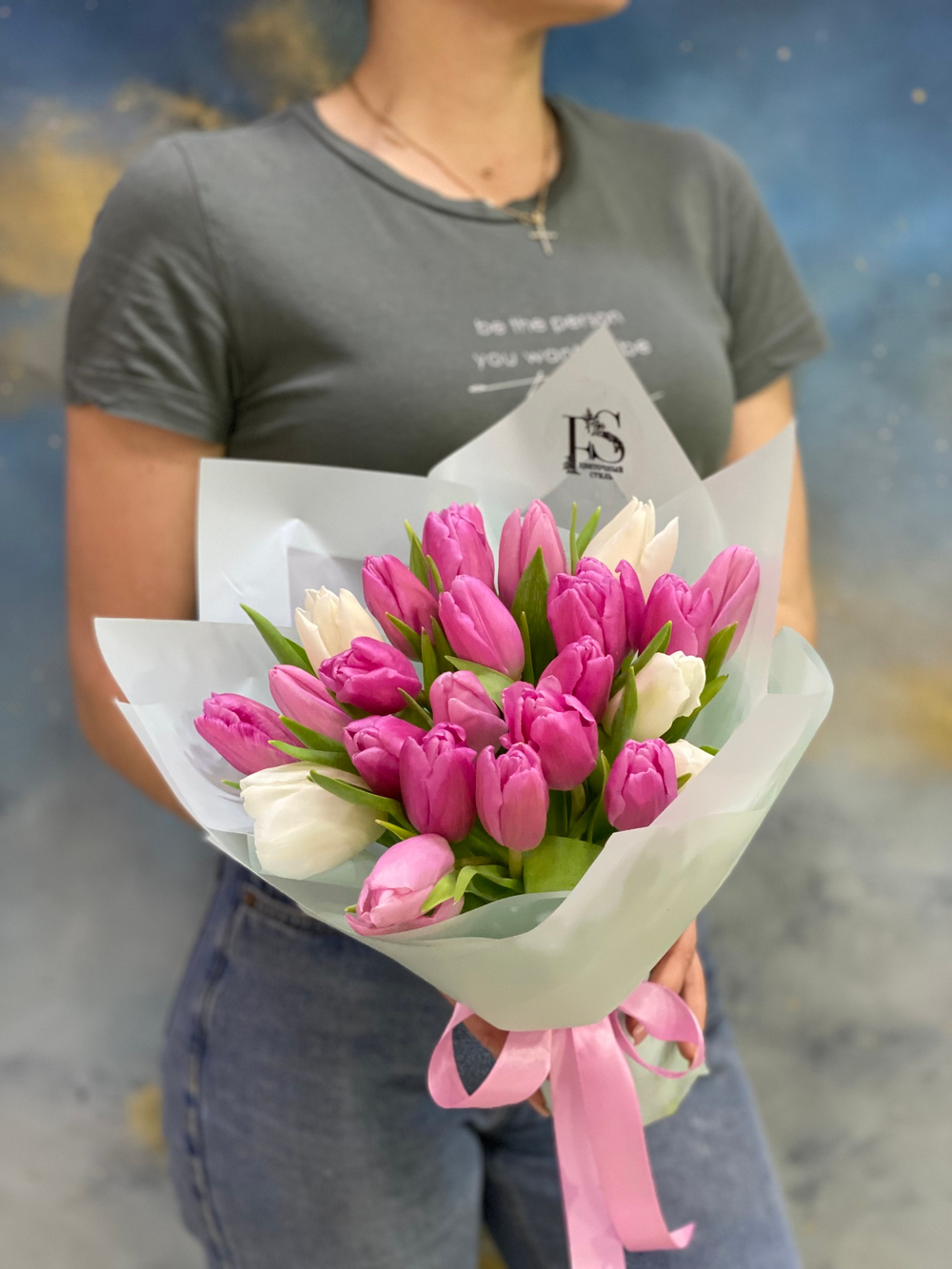 Букет № 22 из тюльпанов