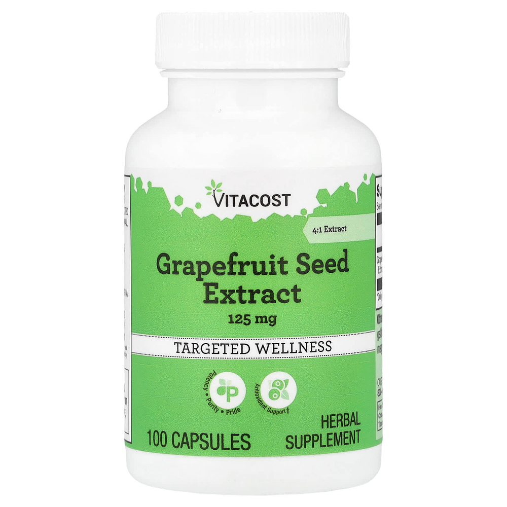 Vitacost, Grapefruit Seed Extract, 125 mg, 100 Capsules