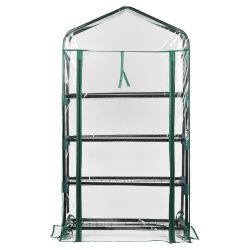 Теплица ЭРА FITO-House-4 со светильниками в комплекте 4 яруса 1250х690х300 мм