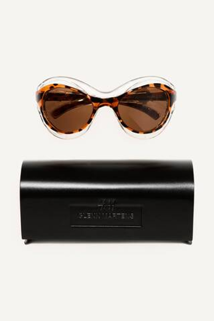 H&M - Glenn Martens Солнцезащитные очки с поляризацией, темно-коричневый