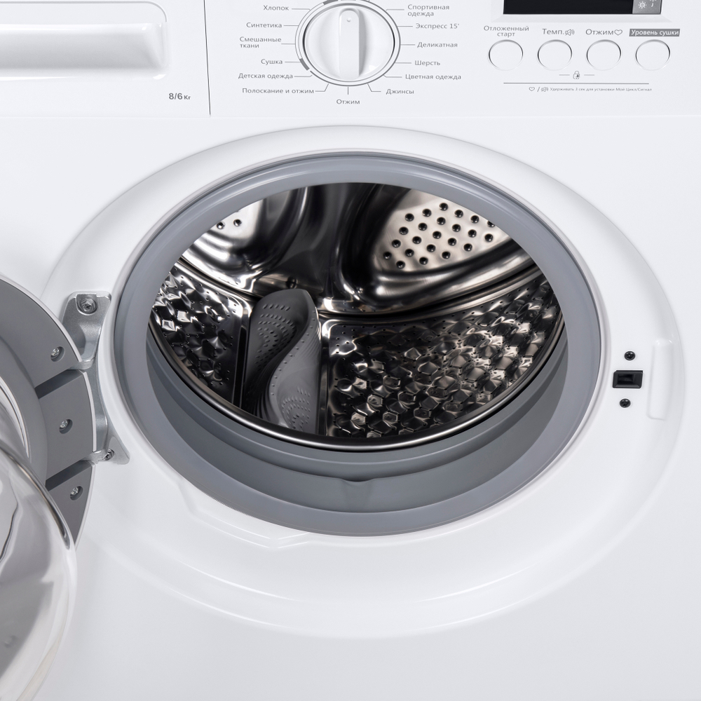 Встраиваемая стиральная машина с сушкой HOMSair WMB1486WH фото 6