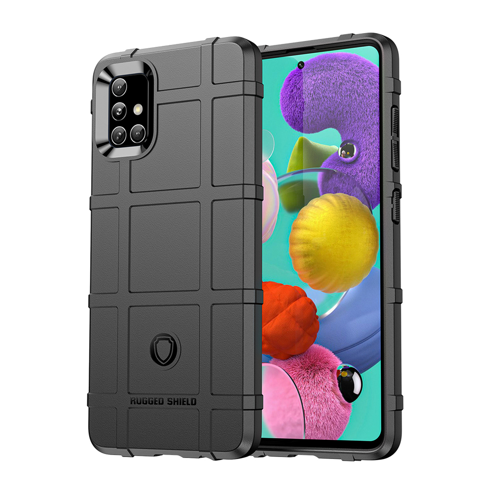 Чехол для Samsung Galaxy A51 5G цвет Black (черный), серия Armor от Caseport