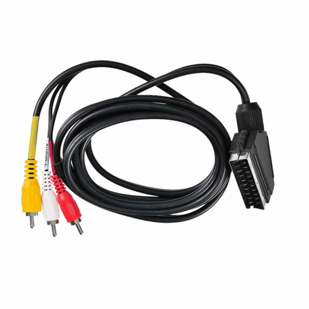 Кабель SCART x 3RCA -1.0 м. Exployd EX-K-1411