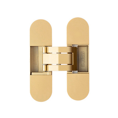 Петля скрытая Apecs 110*30-3D-Z-CMS Сатинированное золото (2 шт=40кг)