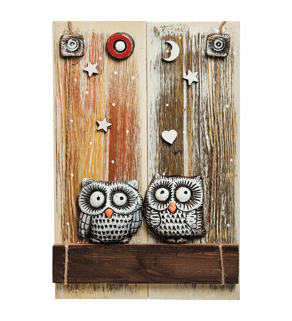 КоКо Шамель KK-504 Панно «Совы на качелях» шамот