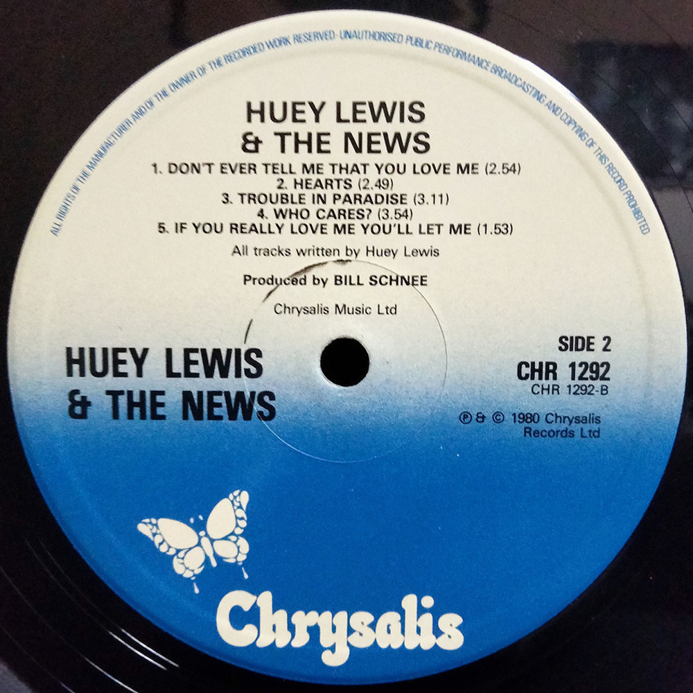 Huey Lewis And The News / Huey Lewis And The News (LP)