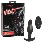 Черная анальная пробка с электростимуляцией Volt Electro-Fury - 12,75 см. (Цвет: черный)