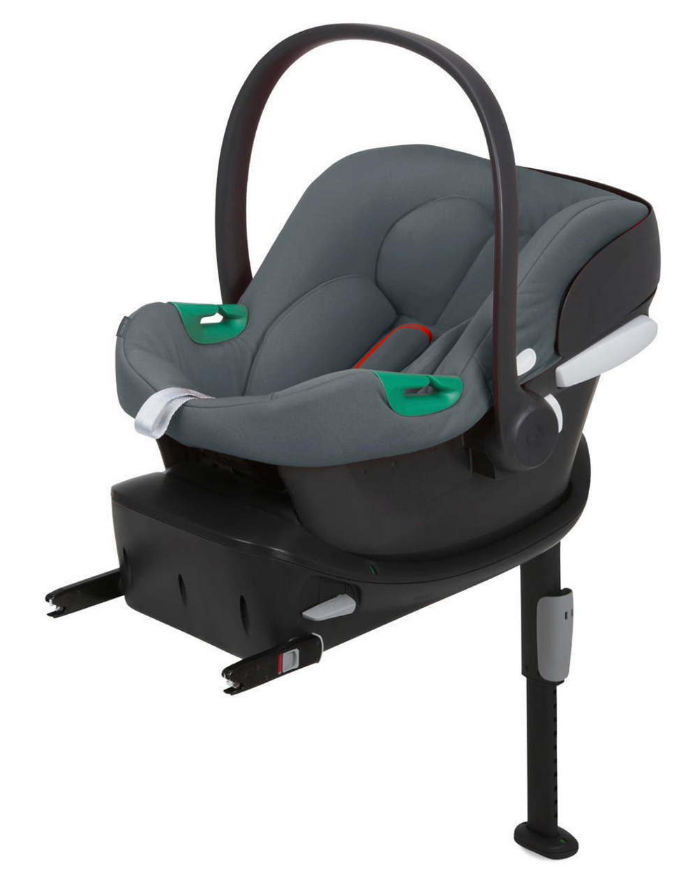 Коляска Carrello Alfa CRL-6522 2025 Cybex Aton B2 i-Size Steel Grey 3 в 1 Fashion Grey