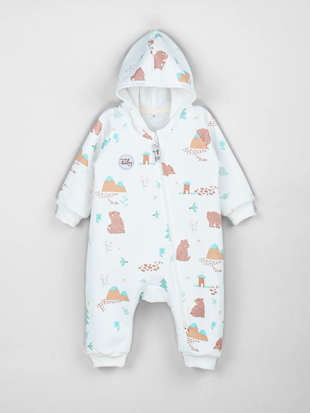 Комбинезон с капюшоном "Тайга" утепленный 0+