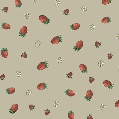 Ягоды и цветы земляники