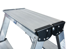 DOPPLO Двусторонняя стремянка, 2 х 6 ст, 3,08 черн (120359)