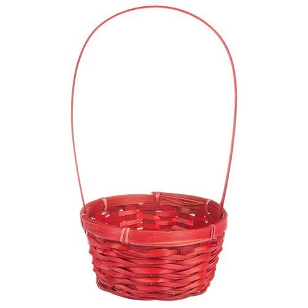 Корзина (бамбук) D17*Н10.5*НН33 КРАСНЫЙ