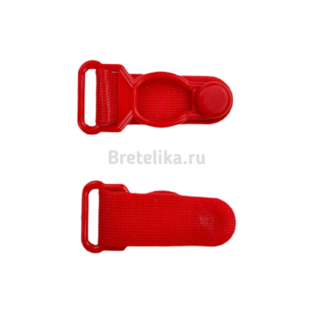 Держатели чулок (пажи) пластик красные 32 мм
