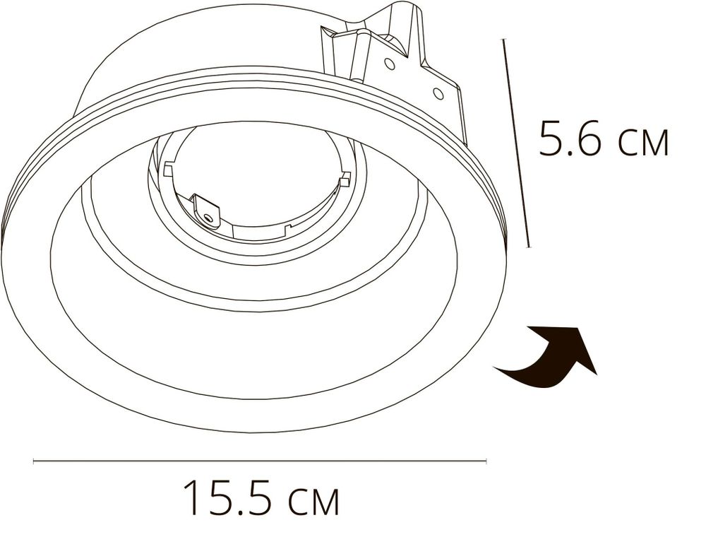 Точечный встраиваемый светильник Arte Lamp
