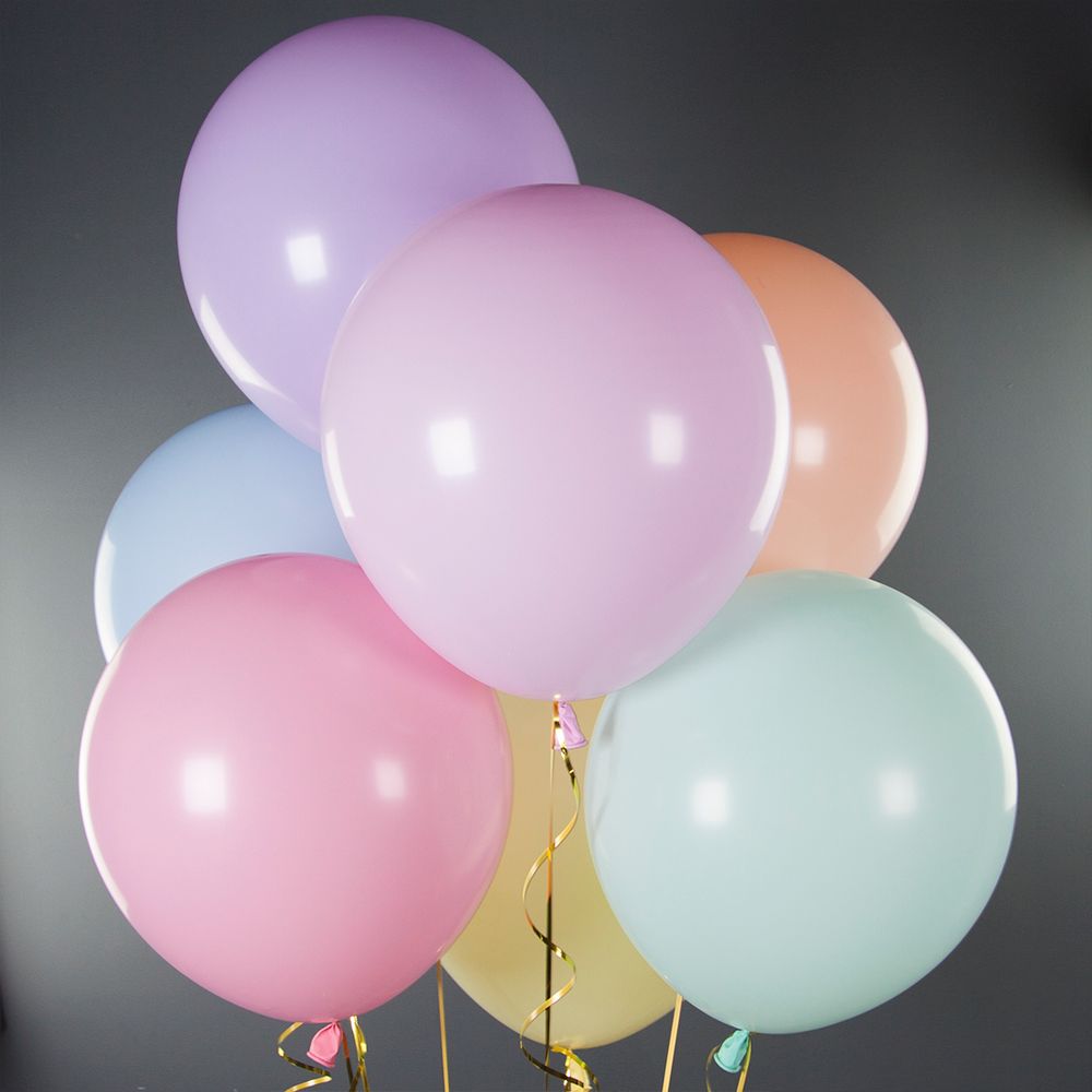 Шар (18''/46 см) Розовый коралл, макарунс, 1 шт.