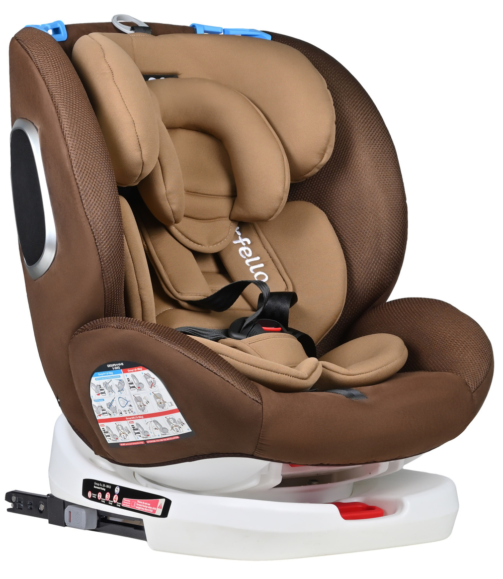 Автокресло детское Farfello ISOFIX YB102A кофейный Артикул: YBcff