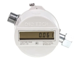 DIO TECH Счетчик газа Струйный, Левый/правый, G1.6