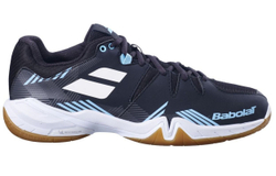 Мужские кроссовки для бадминтона/сквоша Babolat Shadow Spirit Men - black/light blue