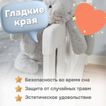 Одноярусная кровать Домик 90x200 см из массива сосны белая